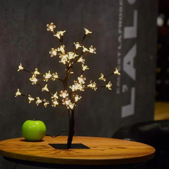 "LED Cherry Blossom Tree Lamp – Decorative Bloom Light for Bedroom, Home, Office – Romantic Gift – Battery/USB Operated – Affordable Decor (Pakistan)" Gadget Xpres