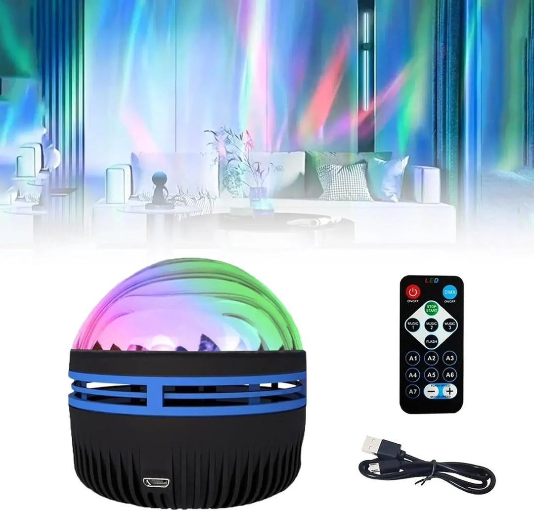 LED Starry Galaxy Projector Night Light with Remote - Rotating Moon Lamp for Bedroom, Kids Room Decor | Gift Idea Gadget Xpres