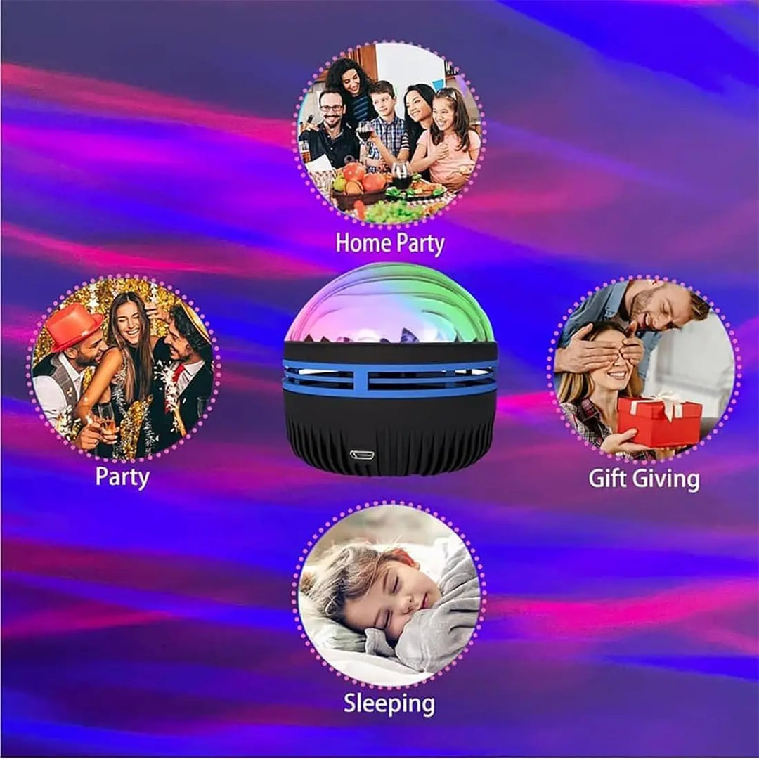 LED Starry Galaxy Projector Night Light with Remote - Rotating Moon Lamp for Bedroom, Kids Room Decor | Gift Idea Gadget Xpres