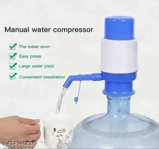 Manual Hand Press Pump Water Dispenser – Portable Drinking Water Pump for Bottles – Easy Use | Best for Home, School, Office in Pakistan Gadget Xpres