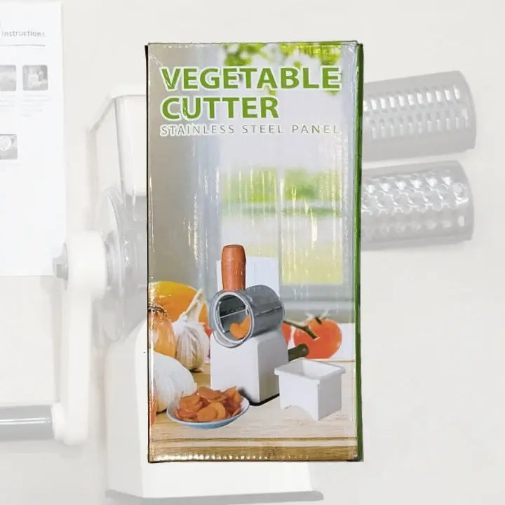 Manual Vegetable Cutter Slicer & Grater - Multi-Functional Stainless Steel Kitchen Gadget (Random Color) Gadget Xpres