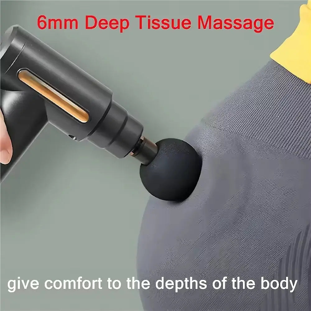 Massage Gun Deep Tissue – Handheld Muscle Massager for Pain Relief | 4 Massage Heads | Silent Motor | Body Recovery Tool for Men & Women in Pakistan Gadget Xpres