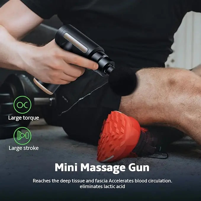 Massage Gun Deep Tissue – Handheld Muscle Massager for Pain Relief | 4 Massage Heads | Silent Motor | Body Recovery Tool for Men & Women in Pakistan Gadget Xpres