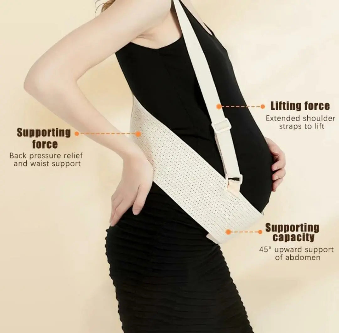 Maternity Belly Support Belt for Pregnant Women – Comfortable Waist & Back Pain Relief – Adjustable Pregnancy Belt (Premium Quality) Gadget Xpres