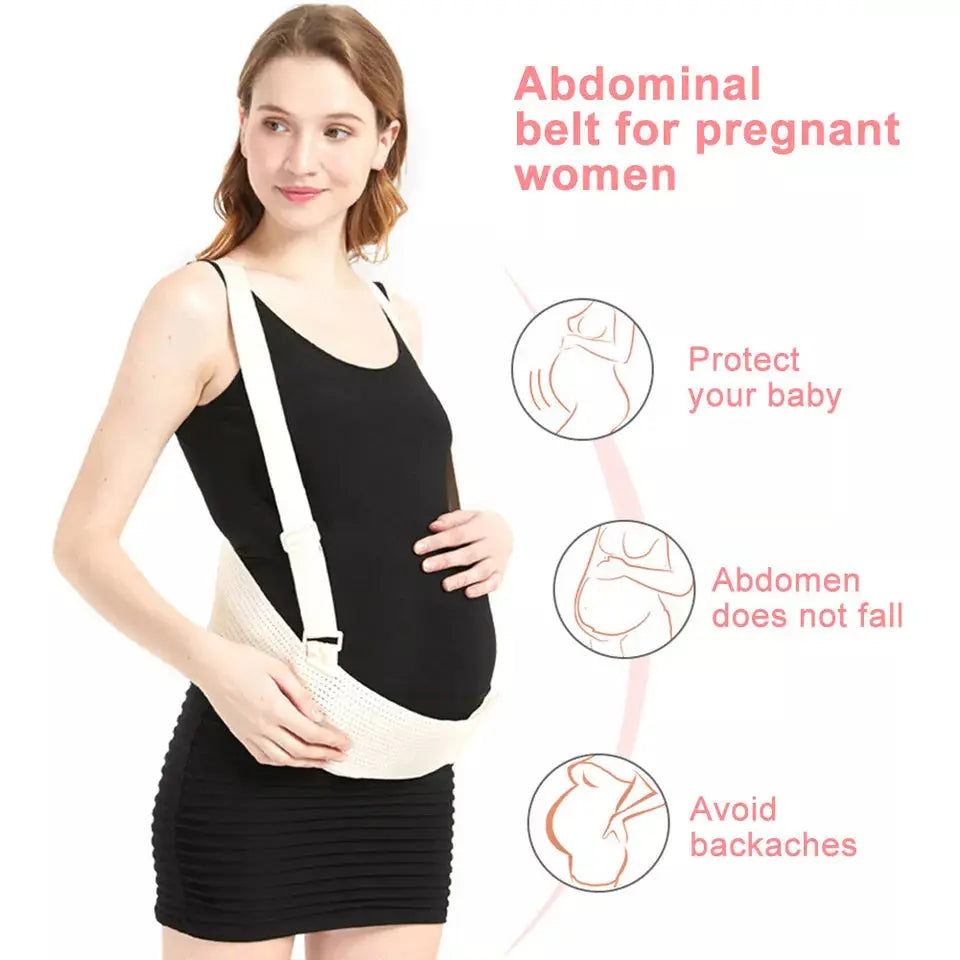 Maternity Belly Support Belt for Pregnant Women – Comfortable Waist & Back Pain Relief – Adjustable Pregnancy Belt (Premium Quality) Gadget Xpres