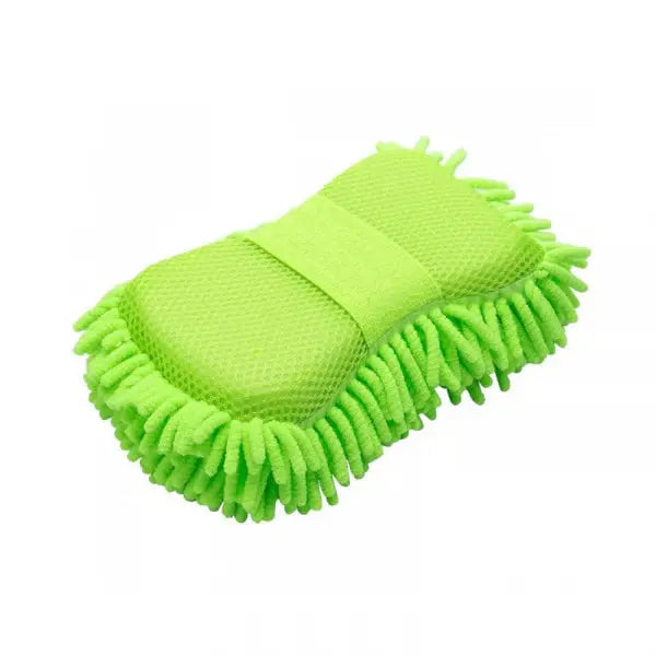 Microfiber Wash Sponge Mitt – Scratch-Free Car Wash Sponge for Cars, Bikes, SUVs – Ultra Absorbent & Durable (Random Color) Gadget Xpres
