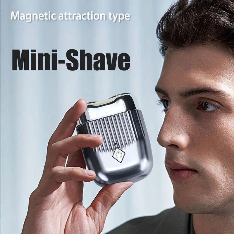 Mini USB Electric Shaver Beard Trimmer for Men - Portable Travel Shaver, Cordless Rechargeable Razor for Precise Grooming Gadget Xpres