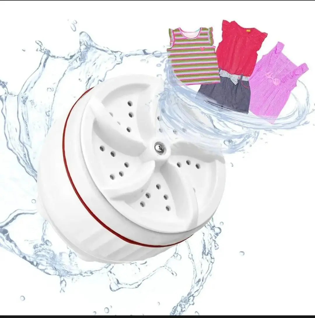 Mini Washing Machine Portable Ultrasonic Turbine Washer – Compact, USB-Powered, Best for Baby Clothes, Travel & Small Loads – Ideal for Pakistani Homes Gadget Xpres