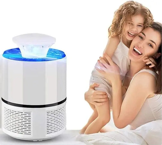 Mosquito Killer Lamp Trap – USB UV LED Bug Zapper, Chemical-Free, Eco-Friendly, Suction Fan – Random Color (Best for Home, Office, Pakistan) Gadget Xpres