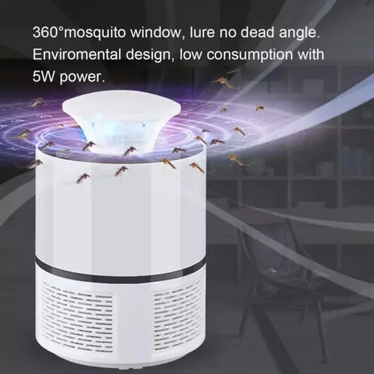 Mosquito Killer Lamp Trap – USB UV LED Bug Zapper, Chemical-Free, Eco-Friendly, Suction Fan – Random Color (Best for Home, Office, Pakistan) Gadget Xpres