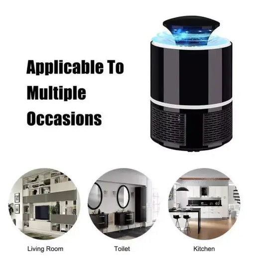 Mosquito Killer Lamp Trap – USB UV LED Bug Zapper, Chemical-Free, Eco-Friendly, Suction Fan – Random Color (Best for Home, Office, Pakistan) Gadget Xpres