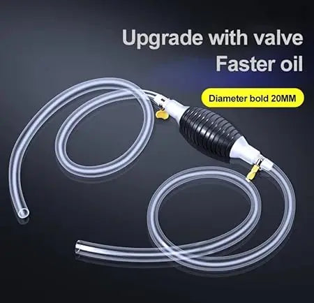 Multifunctional Fuel Transfer Kit – 2M Manual Siphon Pump for Petrol, Diesel, Oil, Water | Hand Siphon Transfer Tool for Cars, Bikes, Emergency Use in Pakistan Gadget Xpres