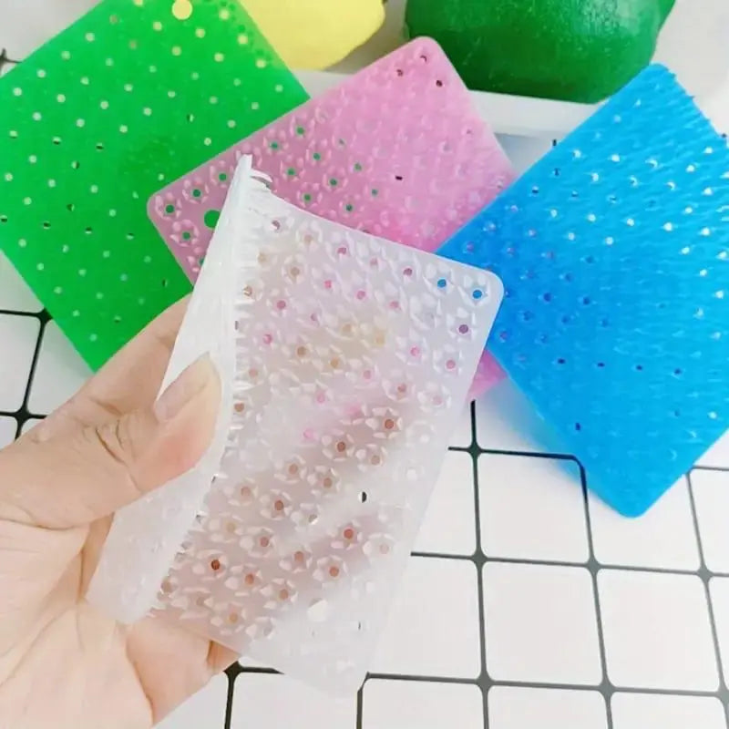 Multifunctional Silicone Cleaning Brush & Vegetable Peeler Pack of 2 | Fruit & Vegetable Scrubber | Soft Kitchen Brush for Home Use (Random Color) Gadget Xpres