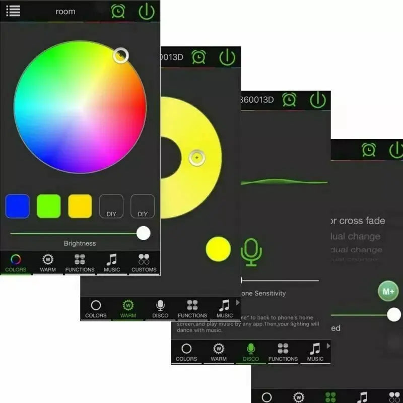 NEW RGB LED Strip Light 10 Meter - Remote Control, 12V Adapter - Multicolor Home Decoration Gadget Xpres