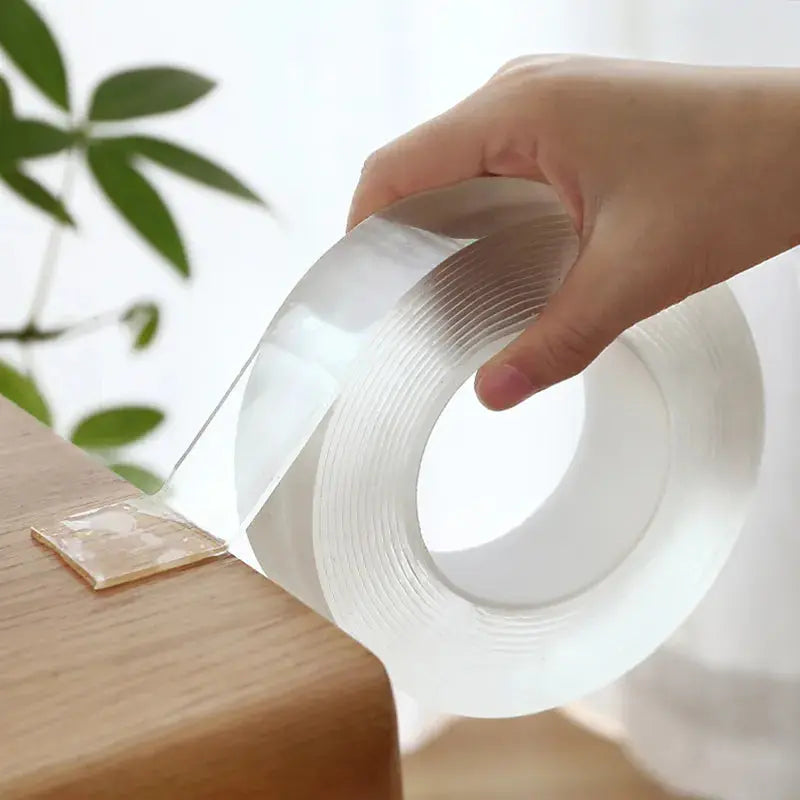 Nano Tape 3M – Double-Side Washable & Reusable Adhesive Tape – Strong Sticky Tape for Walls, Tiles, Photos – No Residue, No Damage – Home & Office Use Gadget Xpres