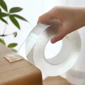 Nano Tape 3M – Double-Side Washable & Reusable Adhesive Tape – Strong Sticky Tape for Walls, Tiles, Photos – No Residue, No Damage – Home & Office Use Gadget Xpres