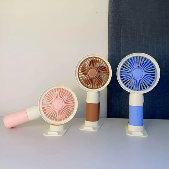 Portable Mini Rechargeable Fan - Handheld USB Desk Fan for Home, Office, Car & Travel Gadget Xpres