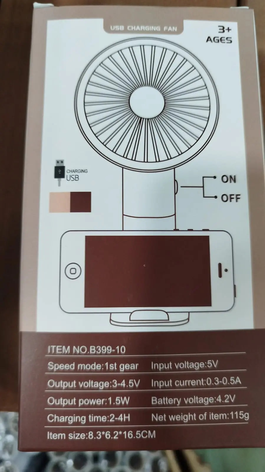Portable Mini Rechargeable Fan - Handheld USB Desk Fan for Home, Office, Car & Travel Gadget Xpres
