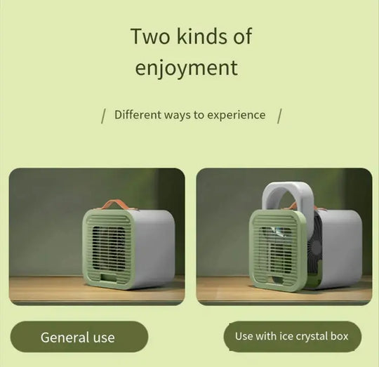 Portable USB Air Cooler Fan | 3-Speed Rechargeable Desktop AC for Home, Office & Car (Random Color) Gadget Xpres