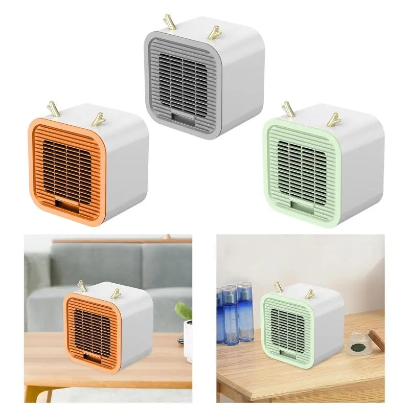 Portable USB Air Cooler Fan | 3-Speed Rechargeable Desktop AC for Home, Office & Car (Random Color) Gadget Xpres