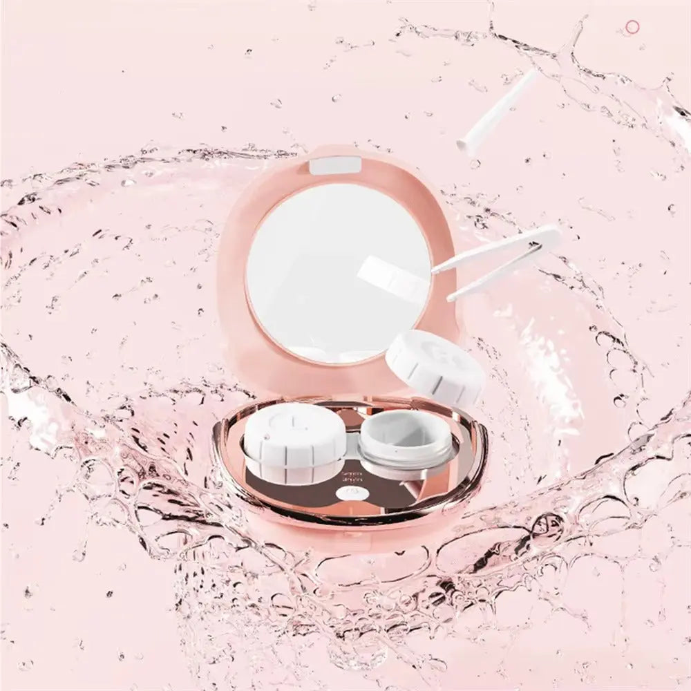 Portable USB Contact Lens Cleaner Machine – Automatic Ultrasonic Lens Disinfector – Fast Charging, Safe & Hygienic – Ideal for Daily Use Gadget Xpres