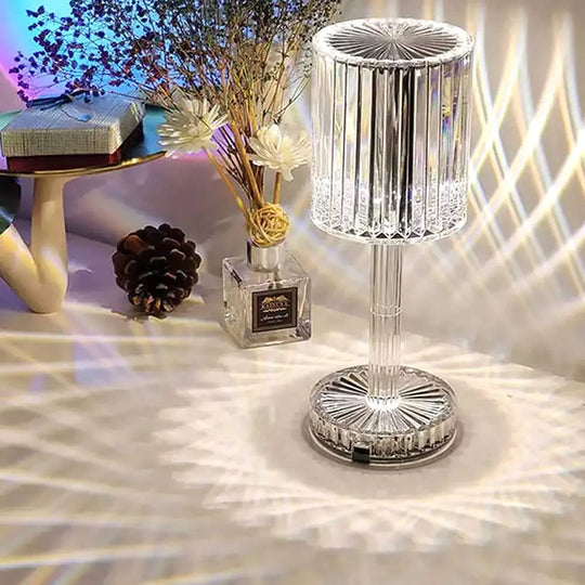 RGB Crystal Touch Table Lamp – LED Night Light with USB Charging Port, 16 Colors, Bedside Lamp for Bedroom, Living Room – Energy-Saving & Durable Gadget Xpres