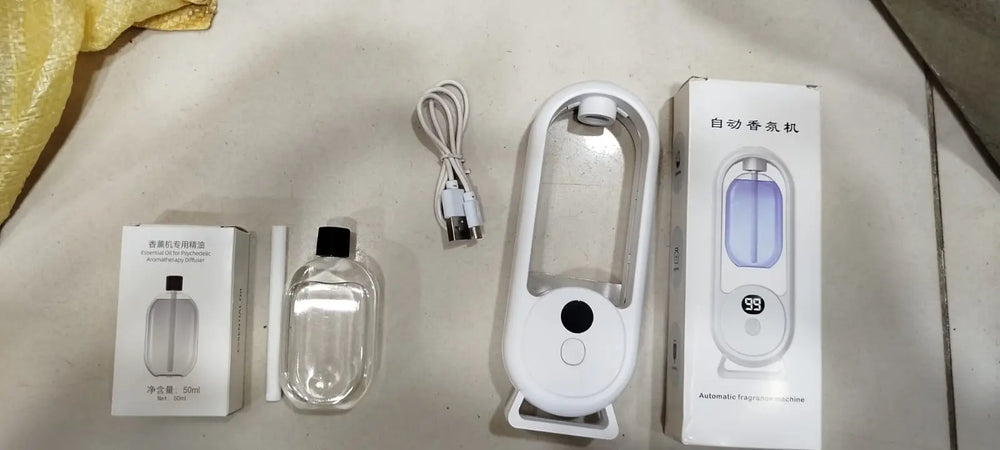 Rechargeable 5-Mode Aromatic Diffuser - 50ml Essential Oil Air Freshener for Home, Car, Bedroom Gadget Xpres
