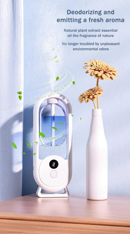 Rechargeable 5-Mode Aromatic Diffuser - 50ml Essential Oil Air Freshener for Home, Car, Bedroom Gadget Xpres