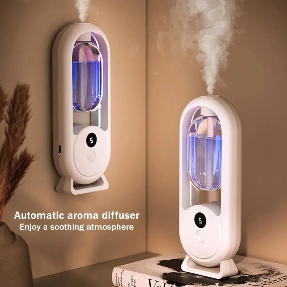 Rechargeable 5-Mode Aromatic Diffuser - 50ml Essential Oil Air Freshener for Home, Car, Bedroom Gadget Xpres