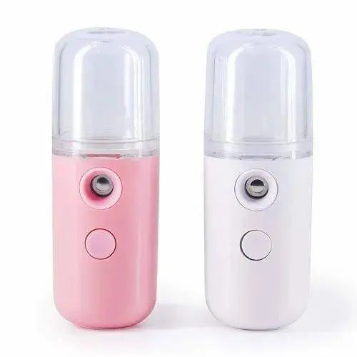Rechargeable Mini Nano Face Steamer & Sprayer – Portable Facial Mist Machine for Glowing Skin (Random Color) – Best for Home & Travel Gadget Xpres