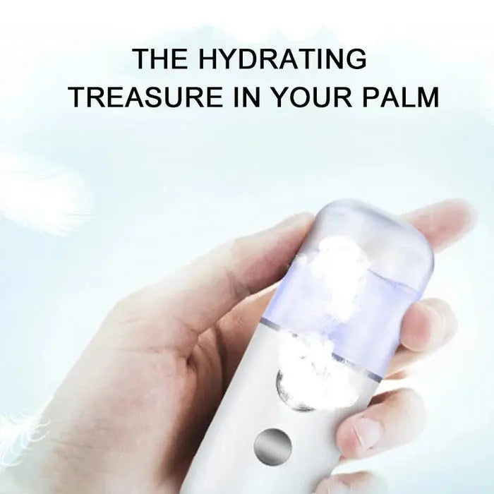 Rechargeable Mini Nano Face Steamer & Sprayer – Portable Facial Mist Machine for Glowing Skin (Random Color) – Best for Home & Travel Gadget Xpres