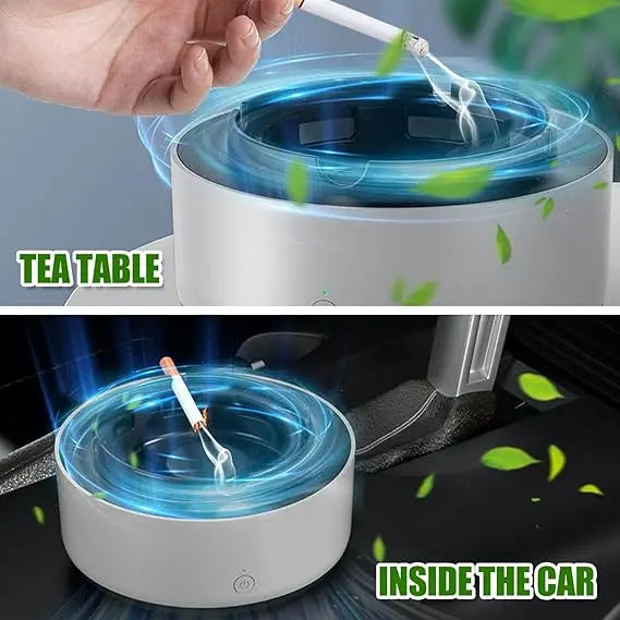 Smokeless Ashtray with Air Purifier – Multipurpose, Anti-Smoke, Odor Remover, Rechargeable | Best for Home, Office & Car | Random Colors – Gadget Xpres Pakistan Gadget Xpres