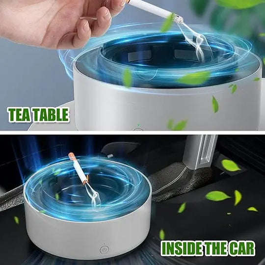 Smokeless Ashtray with Air Purifier – Multipurpose, Anti-Smoke, Odor Remover, Rechargeable | Best for Home, Office & Car | Random Colors – Gadget Xpres Pakistan Gadget Xpres