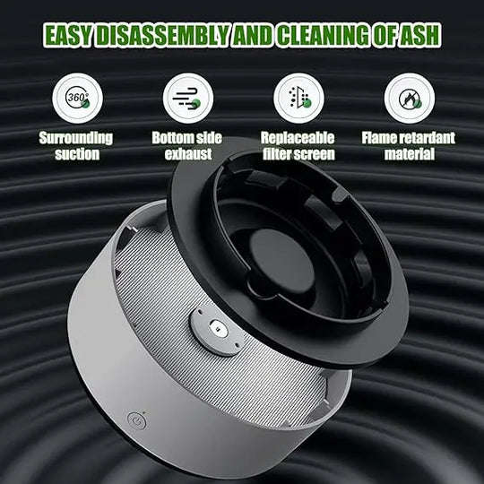 Smokeless Ashtray with Air Purifier – Multipurpose, Anti-Smoke, Odor Remover, Rechargeable | Best for Home, Office & Car | Random Colors – Gadget Xpres Pakistan Gadget Xpres