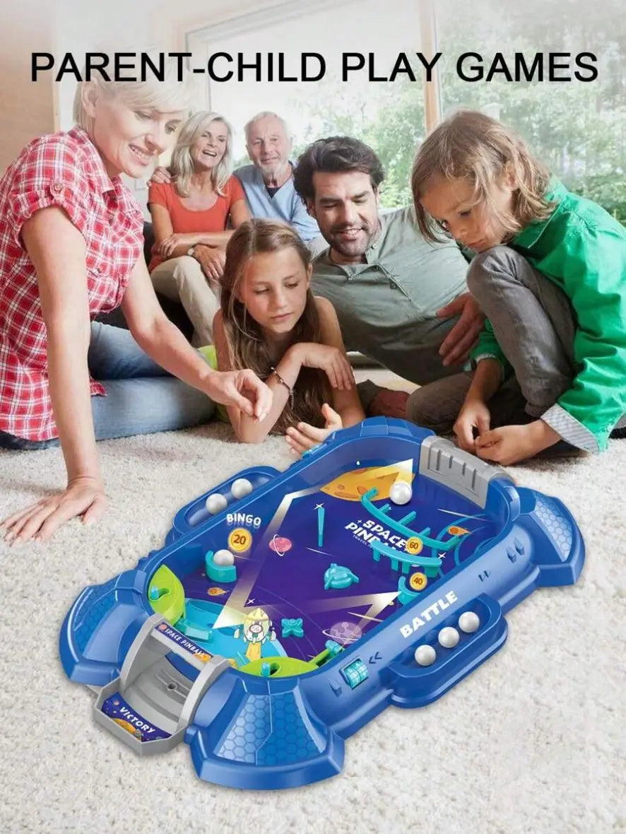 Space Marbles Pinball Table Top Board Game – Portable Fun for Kids & Adults – Best Gift for Family Game Nights – Durable & Exciting Gadget Xpres