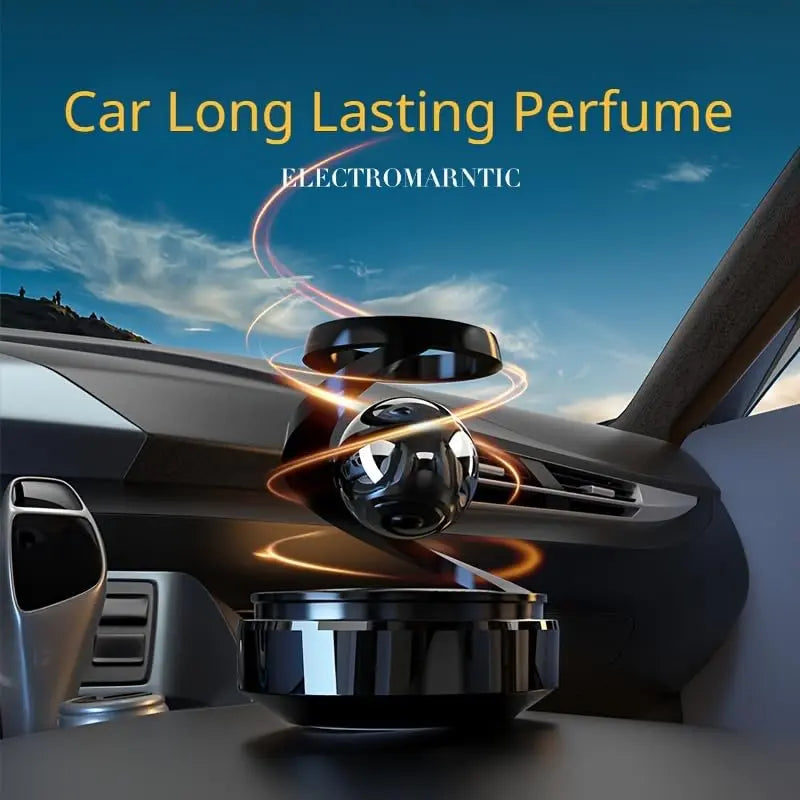 Star Solar Powered Levitating Car Air Freshener | Hanging Dashboard Decor | Best Quality (Random Color)) Gadget Xpres