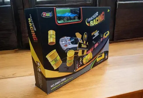 "Tracker Racing Car Set – 360° Rotating Loop Tracks | High-Speed Toy Cars for Kids | Durable & Exciting Race Track Game – Best Gift for Boys & Girls" Gadget Xpres