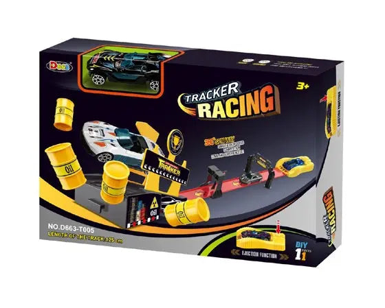 "Tracker Racing Car Set – 360° Rotating Loop Tracks | High-Speed Toy Cars for Kids | Durable & Exciting Race Track Game – Best Gift for Boys & Girls" Gadget Xpres