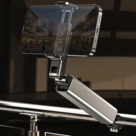 Universal Phone Holder Travel Essentials Flexible 360 Degree Rotation Hands-Free Airplane Phone Mount for iPhone Xiaomi - Random Color Gadget Xpres