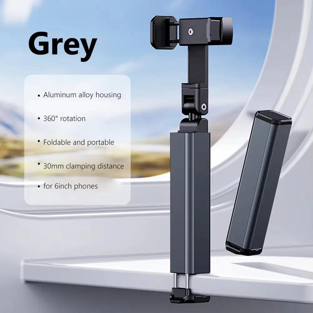 Universal Phone Holder Travel Essentials Flexible 360 Degree Rotation Hands-Free Airplane Phone Mount for iPhone Xiaomi - Random Color Gadget Xpres