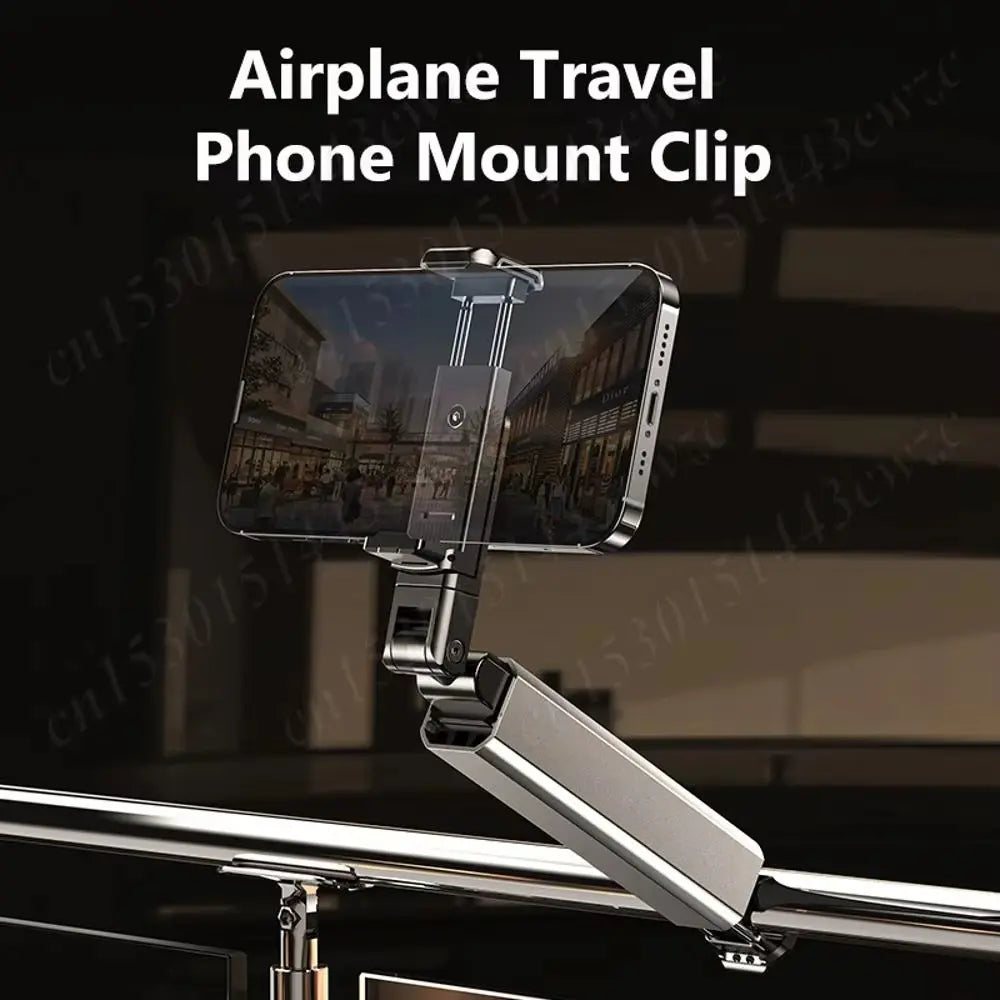 Universal Phone Holder Travel Essentials Flexible 360 Degree Rotation Hands-Free Airplane Phone Mount for iPhone Xiaomi - Random Color Gadget Xpres
